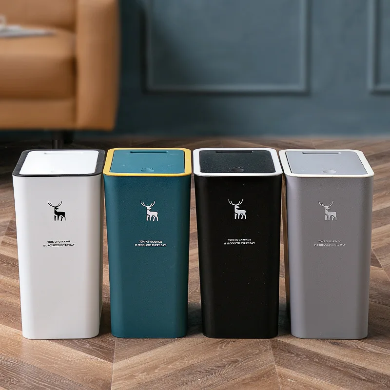 10L Toilet Trash Can Household With Lid Kitchen Classification Press-type Bathroom Living Room Rectangular Trash Can
10L Toilet Trash Can Household With Lid Kitchen Classification Press-type Bathroom Living Room Rectangular Trash Can