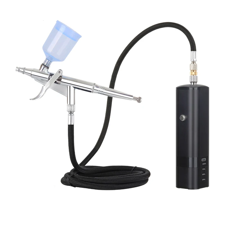 USB Rechargeable Best Quality Cordless Airbrush With Compressor Electrical Auto Start And Stop Type C 7CC 20CC 40CC Spray Pen
USB Rechargeable Best Quality Cordless Airbrush With Compressor Electrical Auto Start And Stop Type C 7CC 20CC 40CC Spray Pen