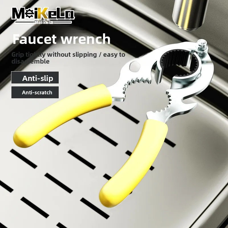 Faucet Aerator Wrench Kit for Kitchen Sink Spout Disassembly Includes Filter Screen and Easy Maintenance Tool
Faucet Aerator Wrench Kit for Kitchen Sink Spout Disassembly Includes Filter Screen and Easy Maintenance Tool