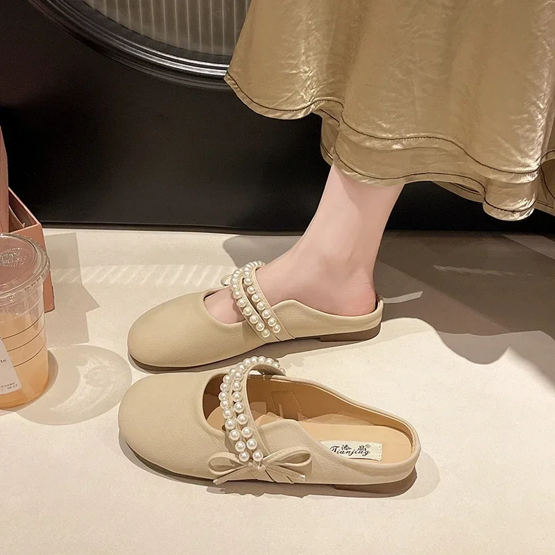 Summer Hot Sale Closed Toe Women Shoes Casual Half Slippers Slip On Lazy Flats
Summer Hot Sale Closed Toe Women Shoes Casual Half Slippers Slip On Lazy Flats