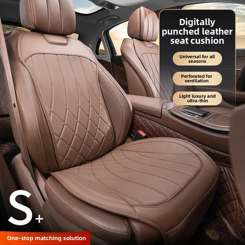 Universal Nappa Leather Car Seat Cover Four Season Auto Breathable Comfortable Perforated Cushions Seat Covers Car Seats Cover
Universal Nappa Leather Car Seat Cover Four Season Auto Breathable Comfortable Perforated Cushions Seat Covers Car Seats Cover