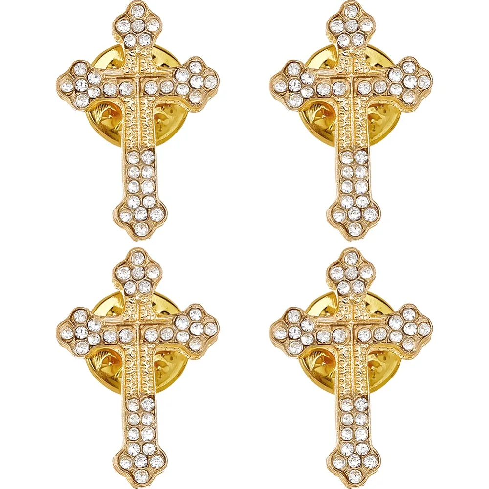 4Pcs Floral Zinc Alloy Rhinestone Lapel Pin Backs for Backpack Clothes Golden 24.5x17mm
4Pcs Floral Zinc Alloy Rhinestone Lapel Pin Backs for Backpack Clothes Golden 24.5x17mm