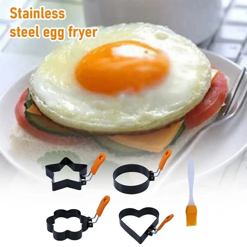 Muffin Ring Fried Eggs Shaper Non Stick Fried Omelet Ring Griddle Pancake Shapers For Omelet Sandwiches
Muffin Ring Fried Eggs Shaper Non Stick Fried Omelet Ring Griddle Pancake Shapers For Omelet Sandwiches
