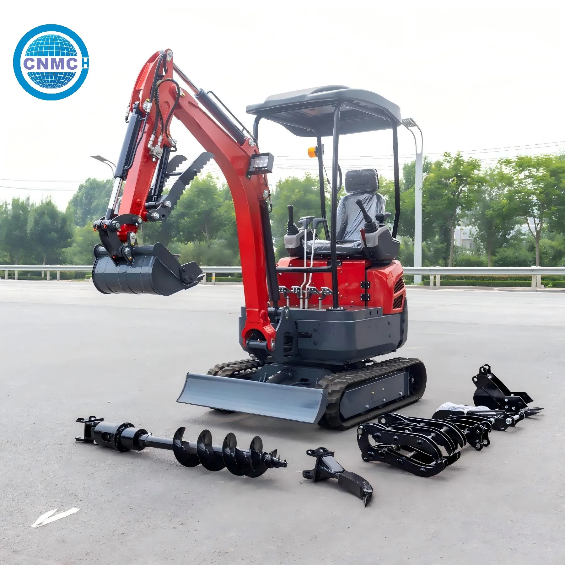 CNMC Mini Backhoe Excavator 1.8 Ton Small Excavator Hydraulic Mechanical Customizable Portable CE EPA Certified Farm Garden Use
CNMC Mini Backhoe Excavator 1.8 Ton Small Excavator Hydraulic Mechanical Customizable Portable CE EPA Certified Farm Garden Use