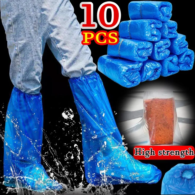 High Tube Shoe Cover Waterproof Long Protective Sleeve Disposable High-Top Shoe Covers Kit Dustproof Boot Protection Accessories
High Tube Shoe Cover Waterproof Long Protective Sleeve Disposable High-Top Shoe Covers Kit Dustproof Boot Protection Accessories