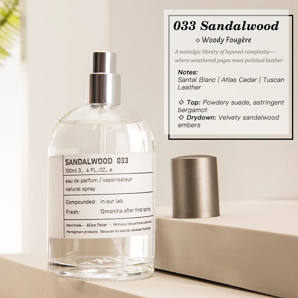 No.33 Sandalwood Eau De Parfum Spray Unisex 100Ml Warm Woody Base Lasting Perfume High Quality Perfume Branded Perfume
No.33 Sandalwood Eau De Parfum Spray Unisex 100Ml Warm Woody Base Lasting Perfume High Quality Perfume Branded Perfume