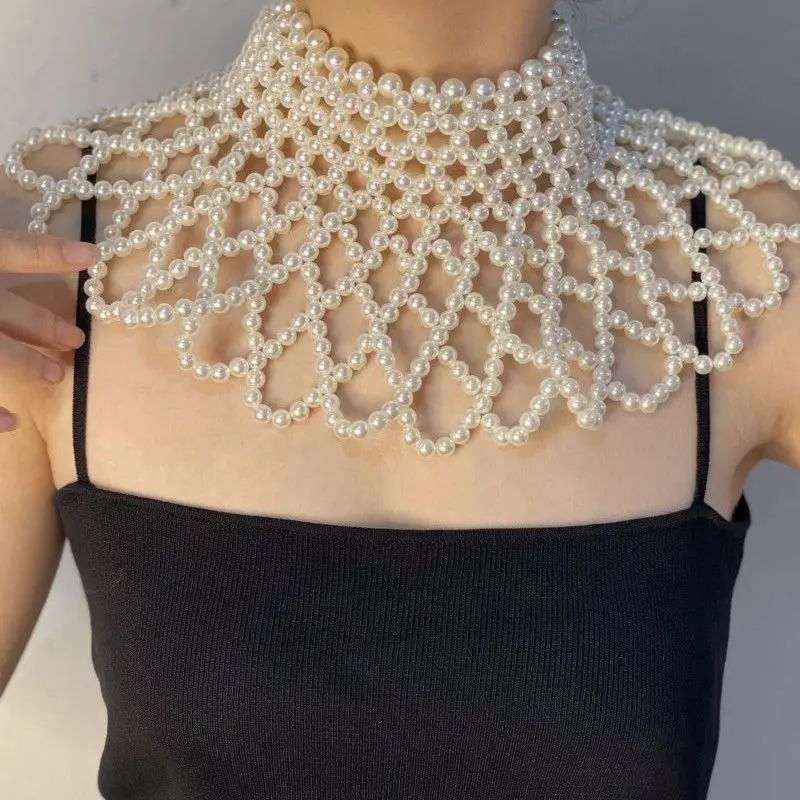 Women Body Chain Sexy Lingerie Bikini Handwork Pearl hollow out Chest Chain Bride accessories Shawl Bra Chain Body Jewelry
Women Body Chain Sexy Lingerie Bikini Handwork Pearl hollow out Chest Chain Bride accessories Shawl Bra Chain Body Jewelry