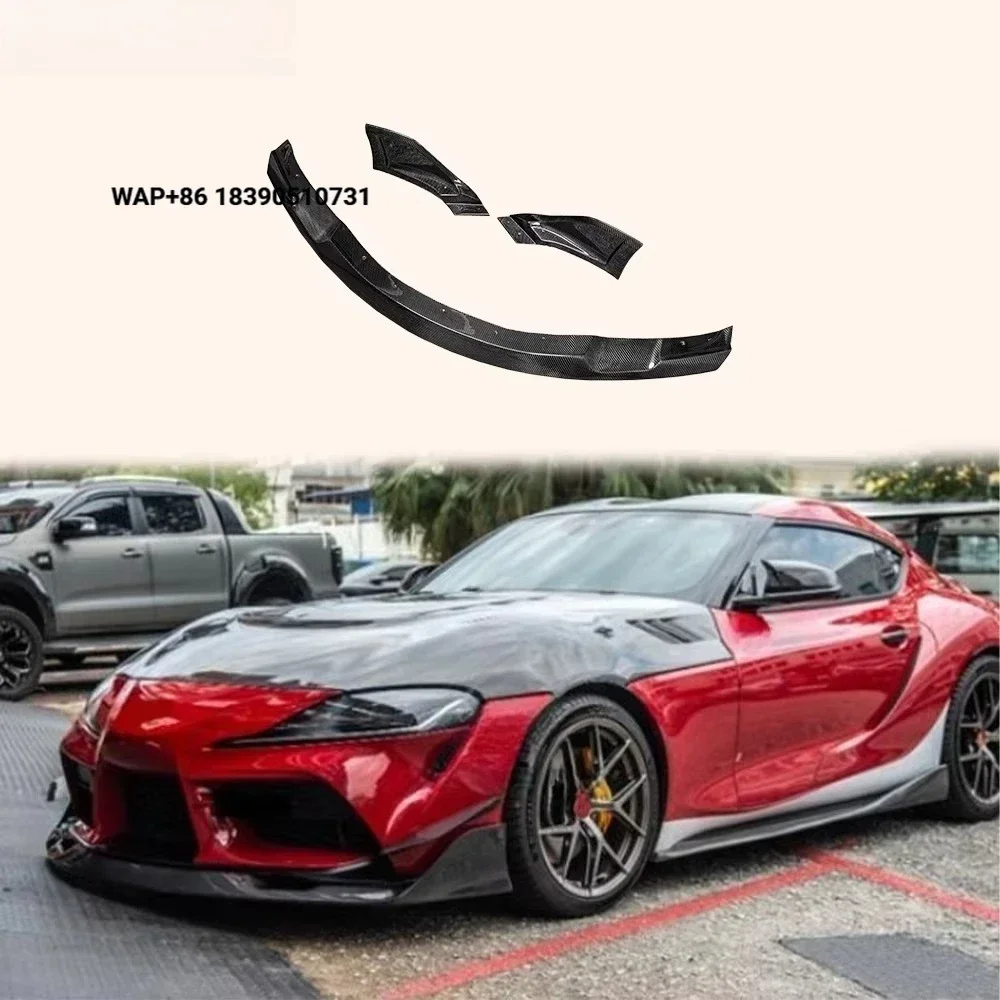 2019-2024 for GR for Supra MK5 A90 A91 Body Parts Carbon P3 Style Front Bumper Lip 3pcs
2019-2024 for GR for Supra MK5 A90 A91 Body Parts Carbon P3 Style Front Bumper Lip 3pcs