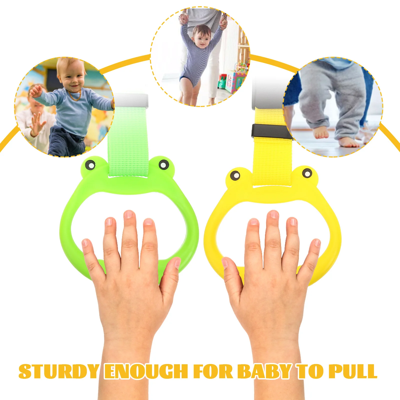 2Pcs Baby Bed Pull Rings Sturdy Infant Stand Up Assist Crib Hanging Rings Safety Tools Baby Pull Ring
2Pcs Baby Bed Pull Rings Sturdy Infant Stand Up Assist Crib Hanging Rings Safety Tools Baby Pull Ring