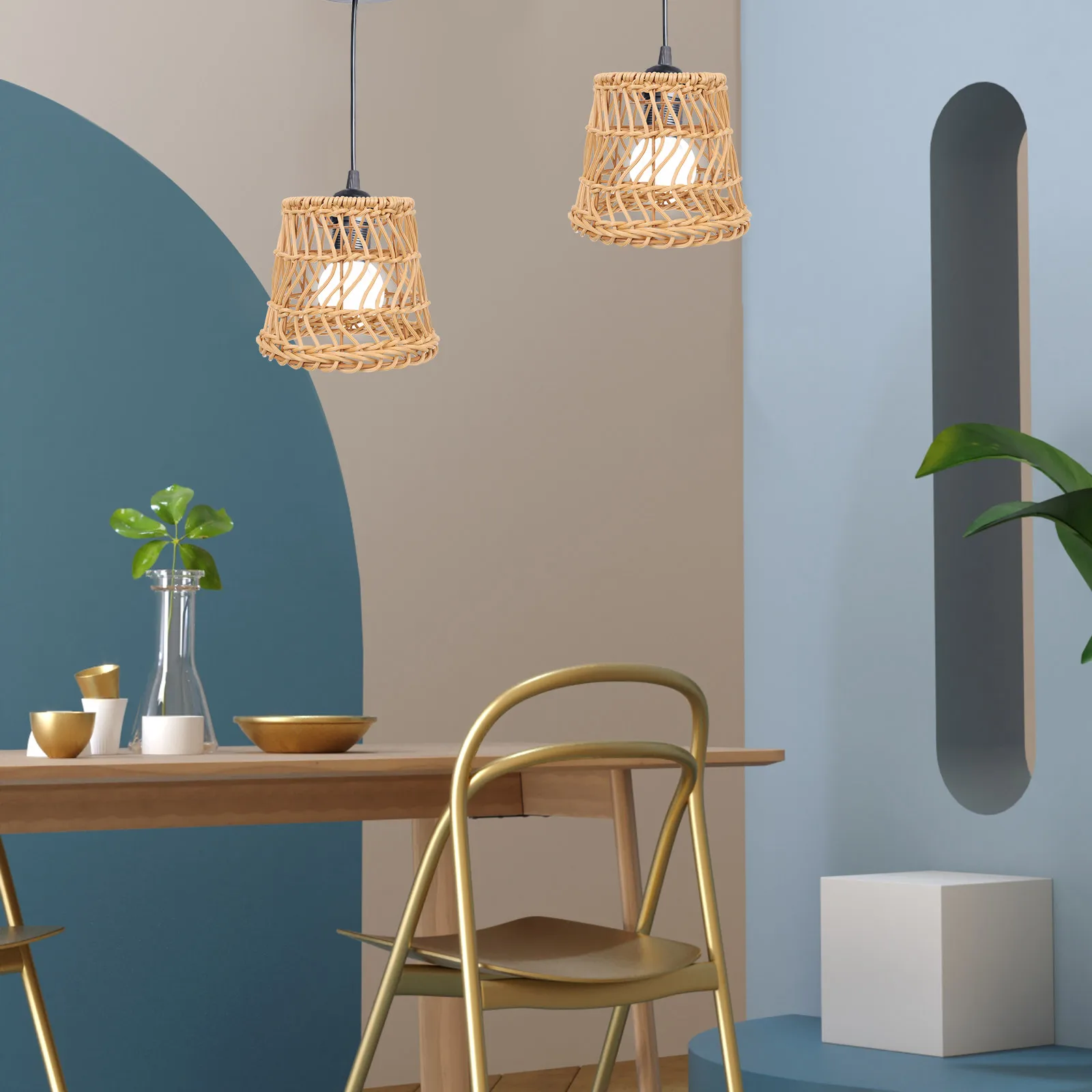 Rattan Lampshade Woven Cover Tea Color Small Size Protect Bulb Durable Material Craftsmanship Replacement Stairs Corridors
Rattan Lampshade Woven Cover Tea Color Small Size Protect Bulb Durable Material Craftsmanship Replacement Stairs Corridors