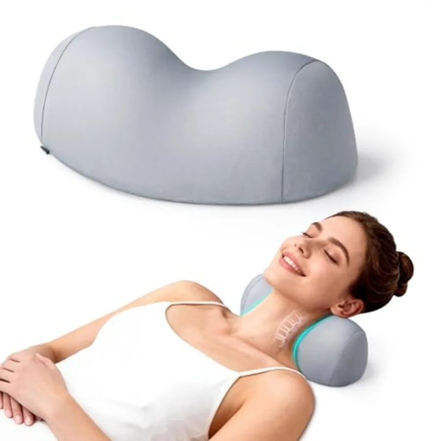 Small Neck Stretcher Pillow for Pain Relief, Soft Cervical Traction Device Neck Mild Support Pillow Memory Foam Cervical Neck O
Small Neck Stretcher Pillow for Pain Relief, Soft Cervical Traction Device Neck Mild Support Pillow Memory Foam Cervical Neck O