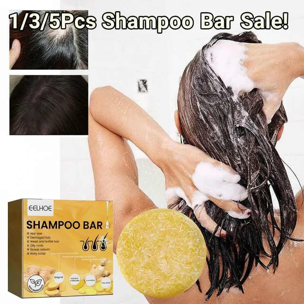 Natural Ginger Shampoo Soap Reduce Hair Loss Clean Dandruff Nourish Moisturize Scalp Improve Hair Quality Hair Care Product
Natural Ginger Shampoo Soap Reduce Hair Loss Clean Dandruff Nourish Moisturize Scalp Improve Hair Quality Hair Care Product