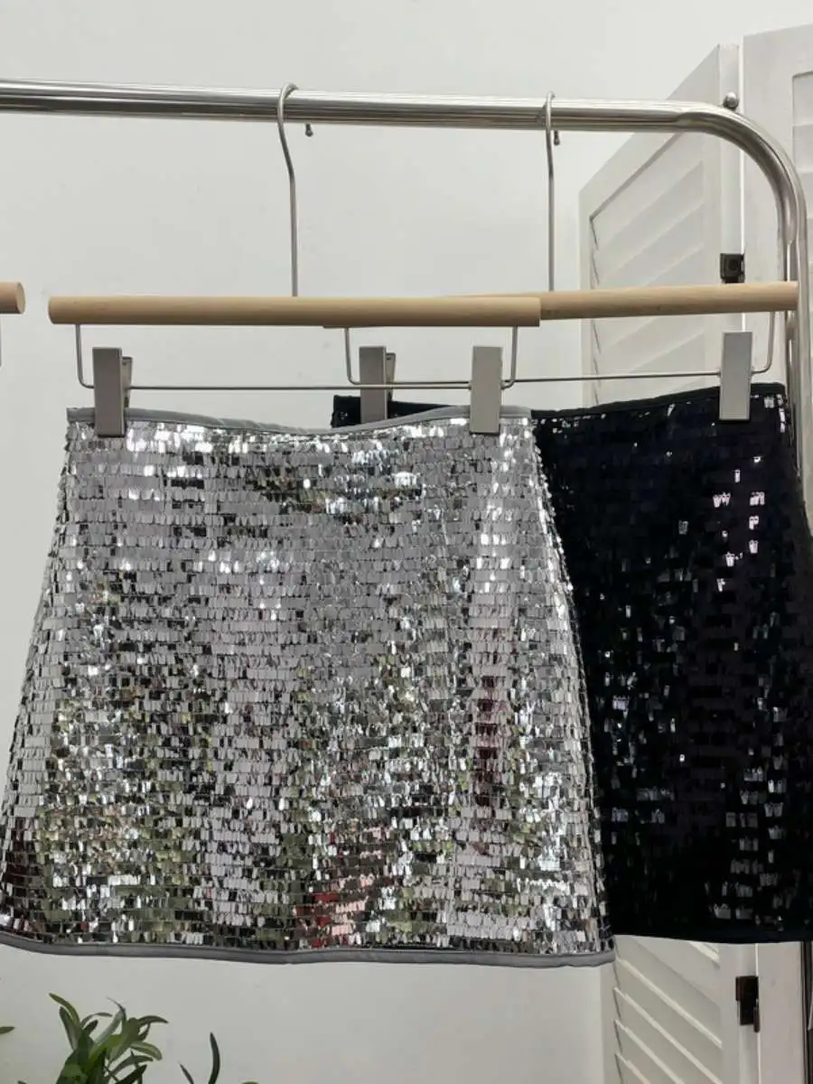 iny Sequin High Waist ort Skirt Prevent Exposure Wrap around Body f Length A-Line Skirt for Women in Their Forties
iny Sequin High Waist ort Skirt Prevent Exposure Wrap around Body f Length A-Line Skirt for Women in Their Forties