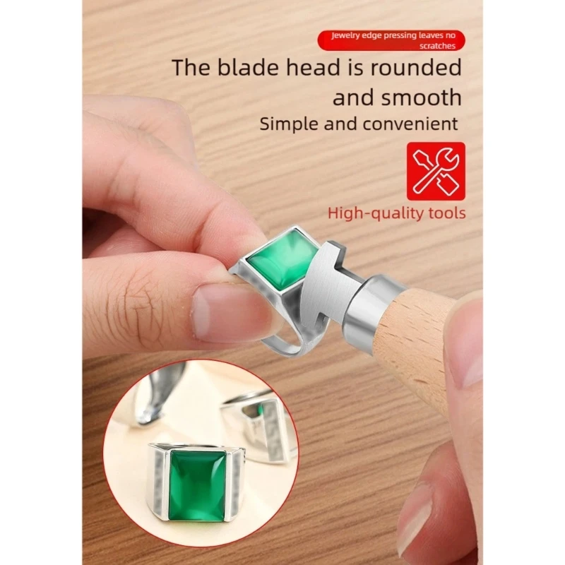 Professional Jewelry Setting Tool Stainless Steel Blade Wooden Handle Gadget For Precisions Inlay Work
Professional Jewelry Setting Tool Stainless Steel Blade Wooden Handle Gadget For Precisions Inlay Work