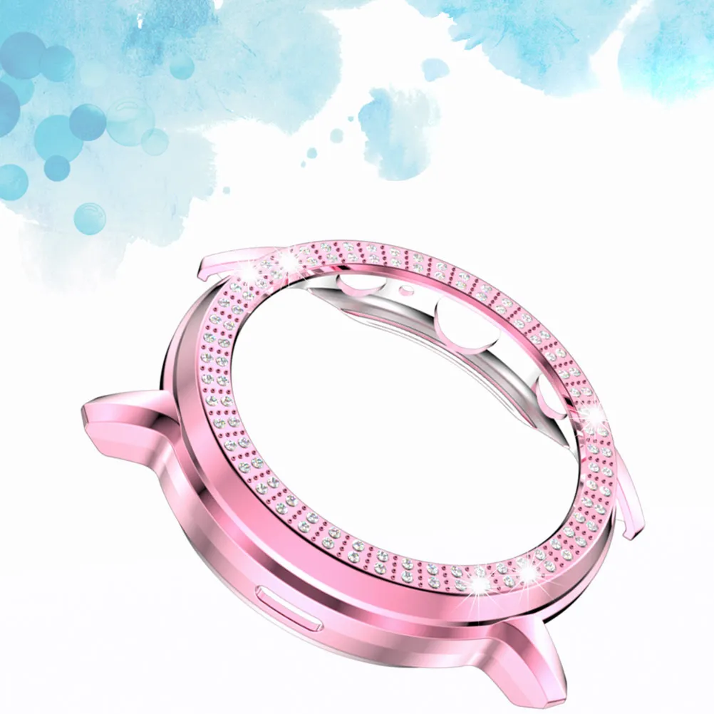 Double Row Rhinestone Watch Case Pink Screen Cover Protective Frame Accessories Lightweight Dustproof Fits Gen 5
Double Row Rhinestone Watch Case Pink Screen Cover Protective Frame Accessories Lightweight Dustproof Fits Gen 5