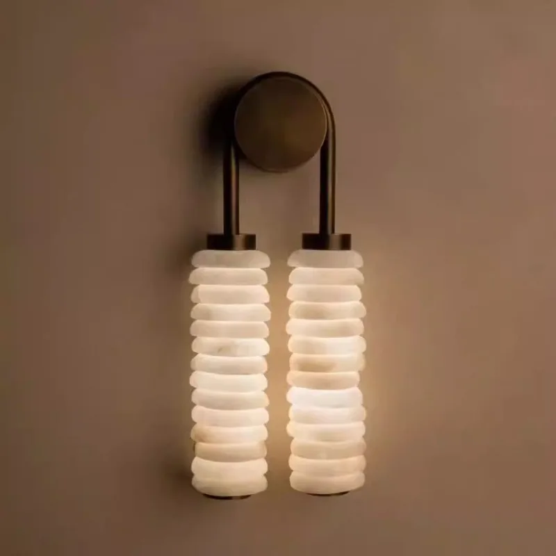 Italian Designer Wall Lamps Natural Marble LED Wall Sconces Living Room Corridor Staircase Luxurious Home Decoration Wall Light
Italian Designer Wall Lamps Natural Marble LED Wall Sconces Living Room Corridor Staircase Luxurious Home Decoration Wall Light