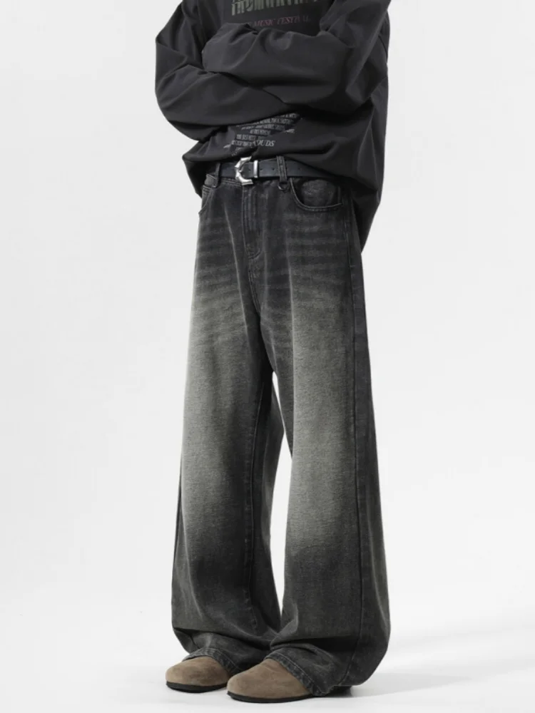 Washed Vintage Men's Straight Leg Jeans Loose Wide Leg Pants Spring Autumn New Style American Cleanfit Trendy Jeans
Washed Vintage Men's Straight Leg Jeans Loose Wide Leg Pants Spring Autumn New Style American Cleanfit Trendy Jeans