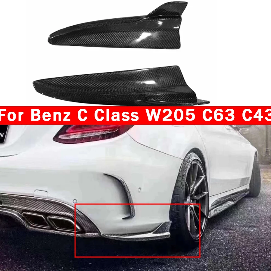 For Mercedes Benz C Class W205 C63 C43 2015-2021 Carbon Fiber wrap angle Car Rear Bumper Splitter Corner Trim Cover Rear Chin
For Mercedes Benz C Class W205 C63 C43 2015-2021 Carbon Fiber wrap angle Car Rear Bumper Splitter Corner Trim Cover Rear Chin