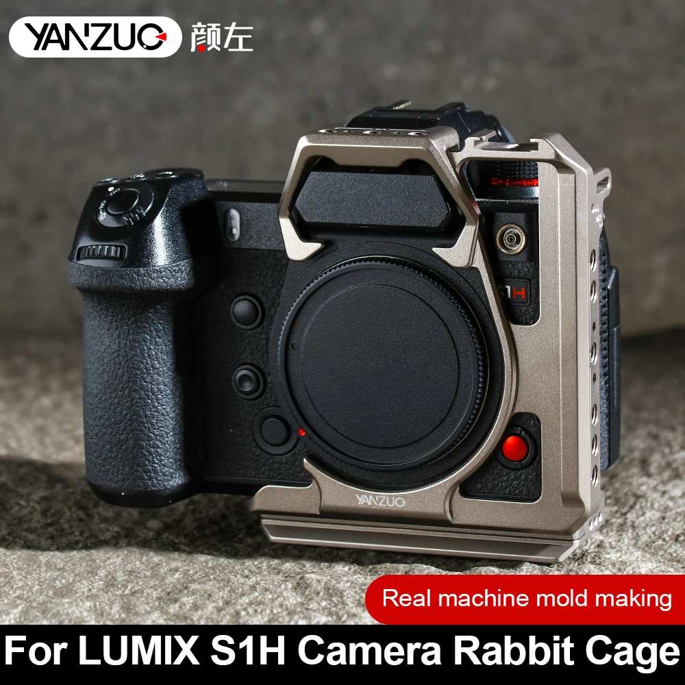 YANZUO Camera Cage for LUMIX S1H Camera Protective Frame for Panasonic S1H Micro Single Camera Expansion Metal Stabilizer
YANZUO Camera Cage for LUMIX S1H Camera Protective Frame for Panasonic S1H Micro Single Camera Expansion Metal Stabilizer