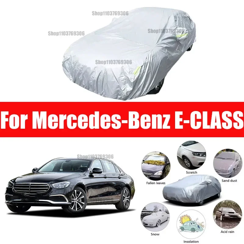 For Mercedes-Benz E-CLASS Outdoor Protection Full Car Covers Snow Cover Sunshade Waterproof Dustproof Exterior Car accessories
For Mercedes-Benz E-CLASS Outdoor Protection Full Car Covers Snow Cover Sunshade Waterproof Dustproof Exterior Car accessories