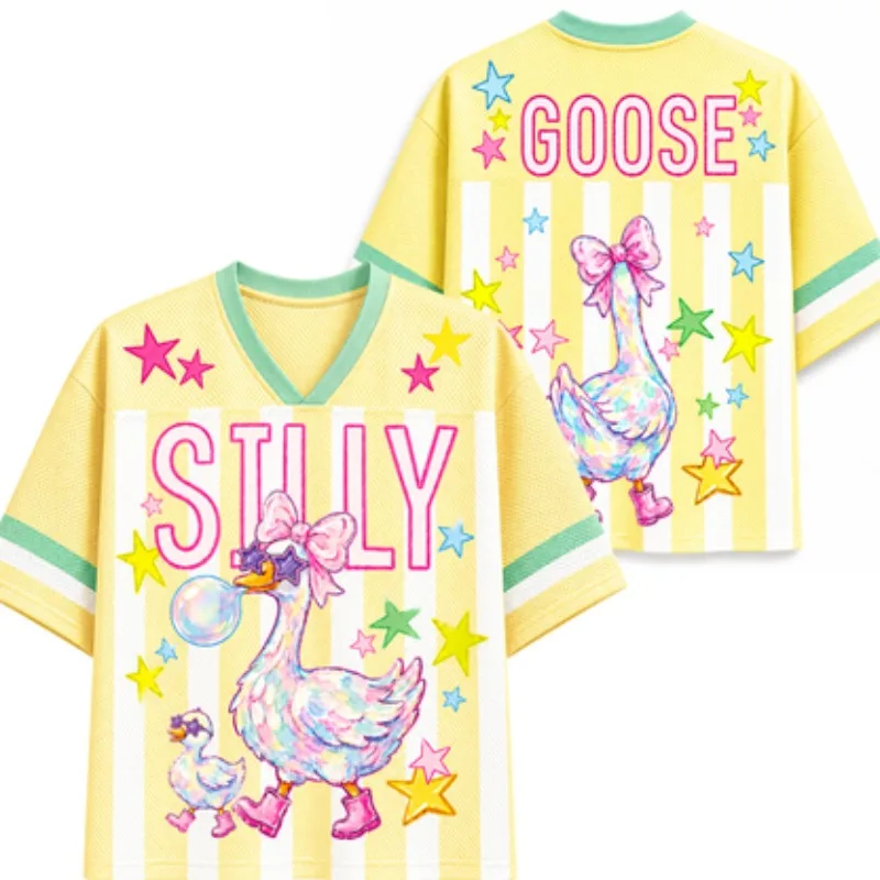 Children, Male, Female Parent-child Couple Dopamine Funny Silly Goose Jersey T-shirt 3D Printed Loose and Fun Artistic Style
Children, Male, Female Parent-child Couple Dopamine Funny Silly Goose Jersey T-shirt 3D Printed Loose and Fun Artistic Style