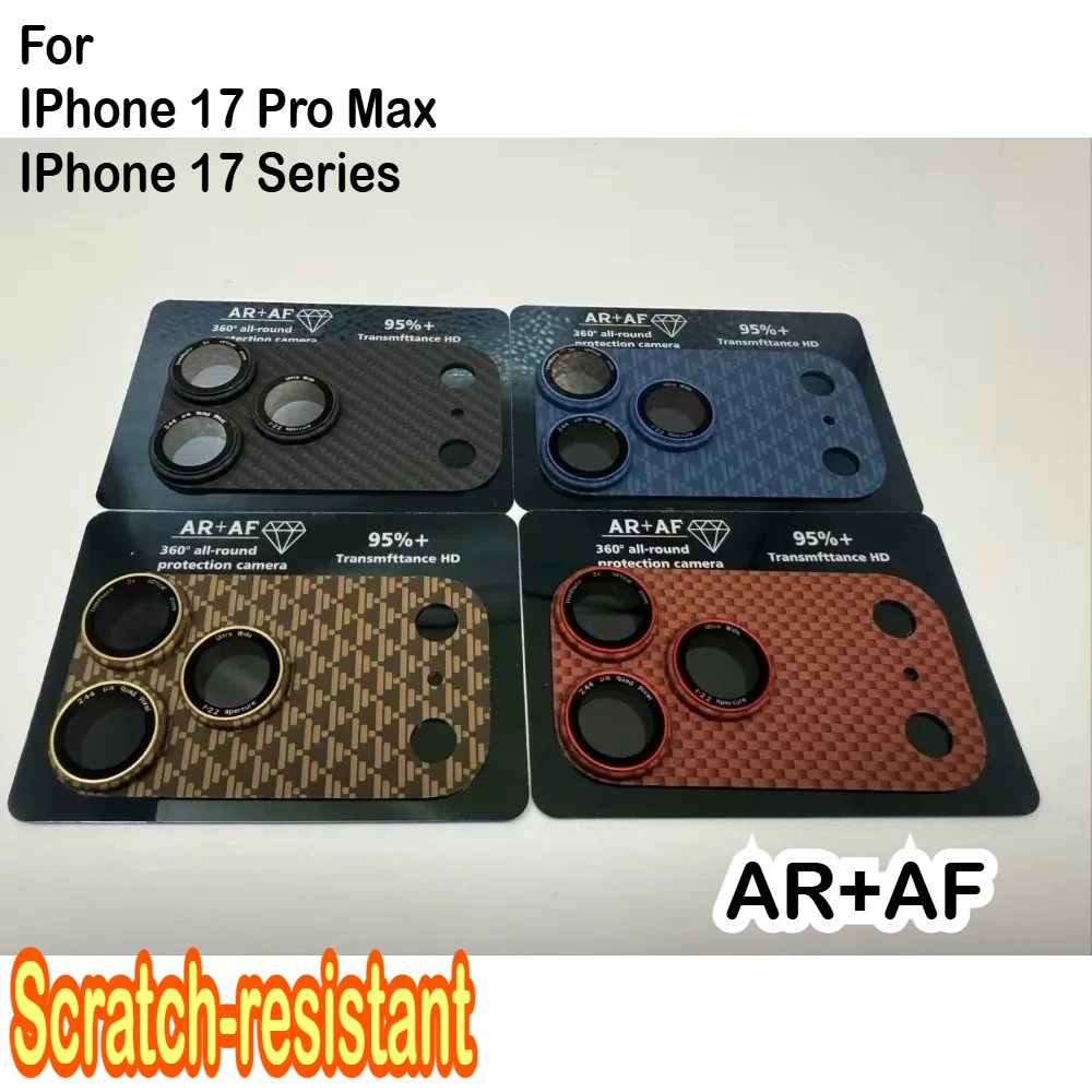 AR + AF для IPhone 17 Pro Max Air, аксессуары для объектива телефона, кевларовый узор, углеродное волокно, полное покрытие, защитное стекло для объектива камеры
AR + AF для IPhone 17 Pro Max Air, аксессуары для объектива телефона, кевларовый узор, углеродное волокно, полное покрытие, защитное стекло для объектива камеры
