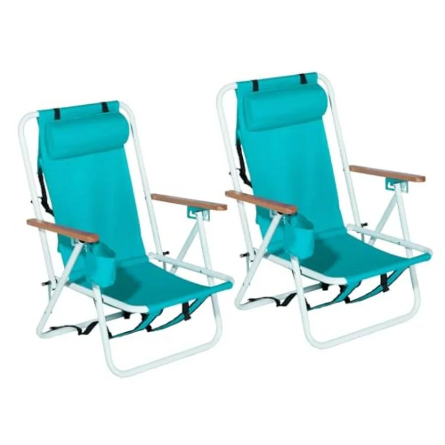 Beach chairs for adults, polyester fabric, navy blue, portable lightweight with headrest and cup holder, 4-position reclining h
Beach chairs for adults, polyester fabric, navy blue, portable lightweight with headrest and cup holder, 4-position reclining h