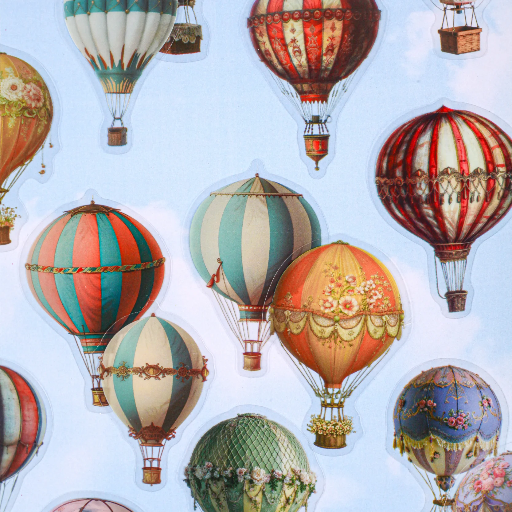 20/120 Pcs Vintage Hot Air Balloon Sticker Pack for Scrapbooking Planners Handbooks Stickers Aesthetic Stationery Decorative
20/120 Pcs Vintage Hot Air Balloon Sticker Pack for Scrapbooking Planners Handbooks Stickers Aesthetic Stationery Decorative