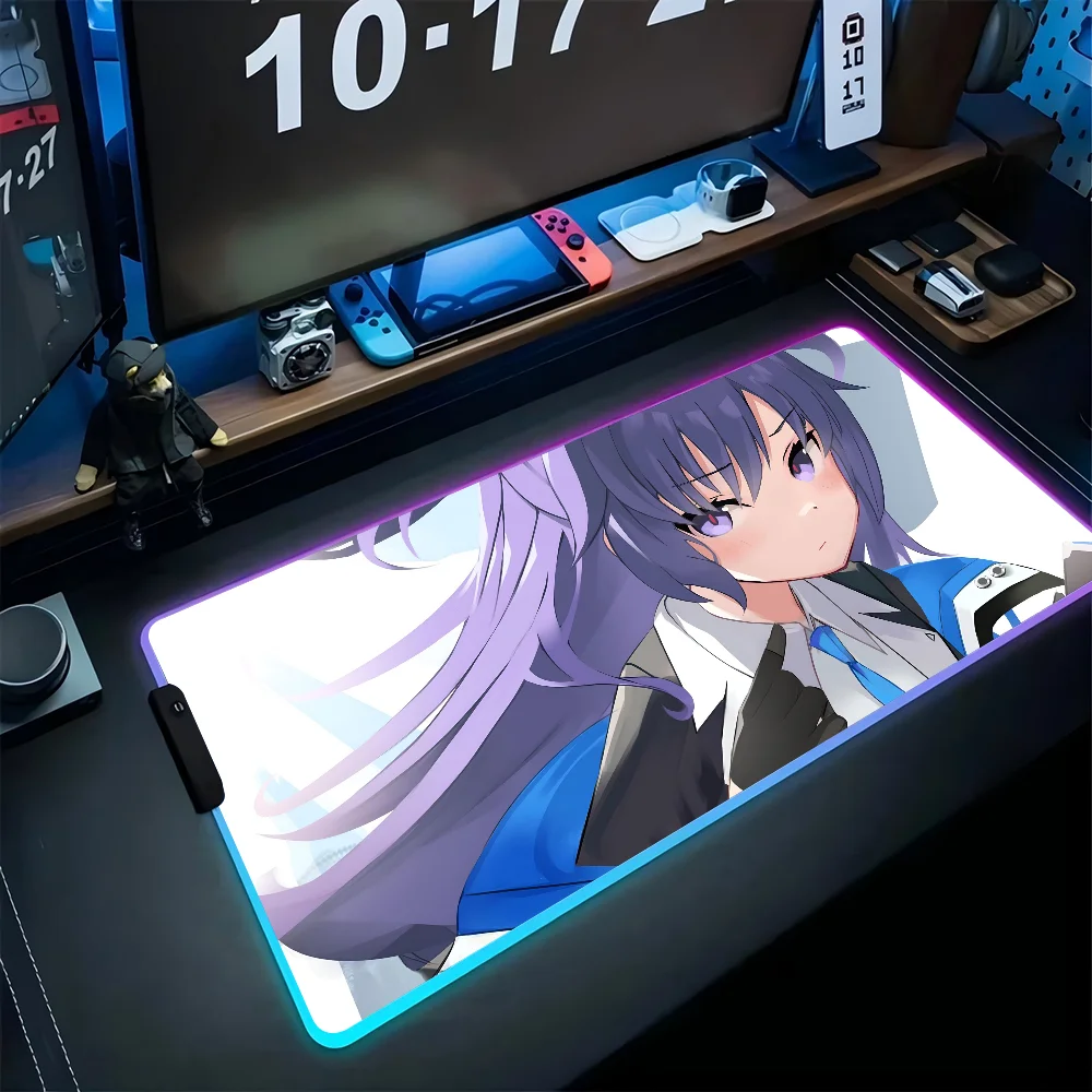 Anime Blue Archive Mousepad XXL RGB Gaming Mouse Pads HD Black Gamer Accessories Large LED
Anime Blue Archive Mousepad XXL RGB Gaming Mouse Pads HD Black Gamer Accessories Large LED