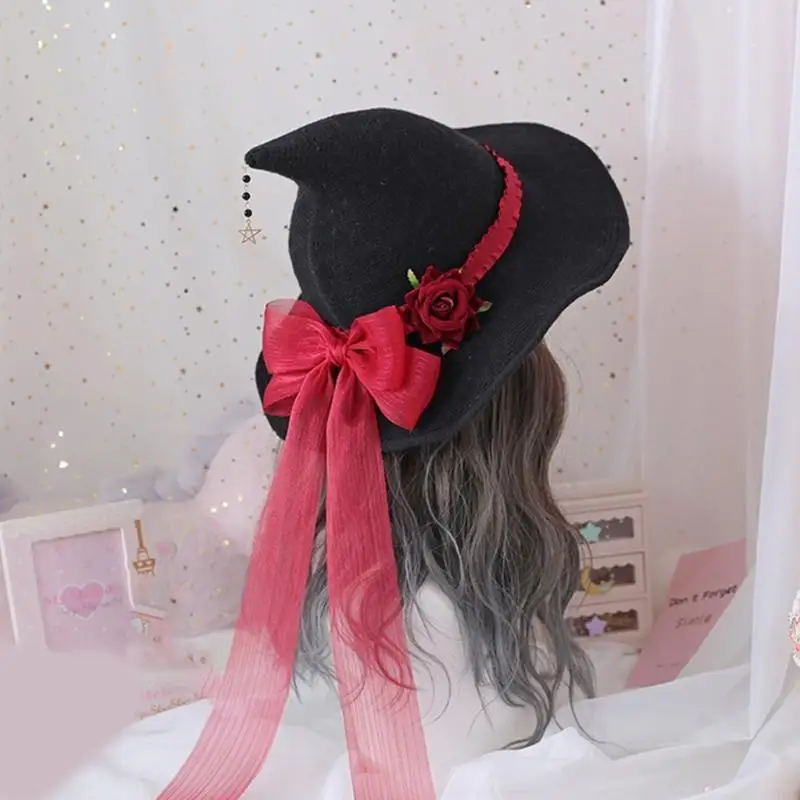 Женский костюм для косплея на Хэллоуин, аксессуары, кепка ведьмы, шляпа волшебника с бантом, маскарадные шары, головные уборы,
Женский костюм для косплея на Хэллоуин, аксессуары, кепка ведьмы, шляпа волшебника с бантом, маскарадные шары, головные уборы,