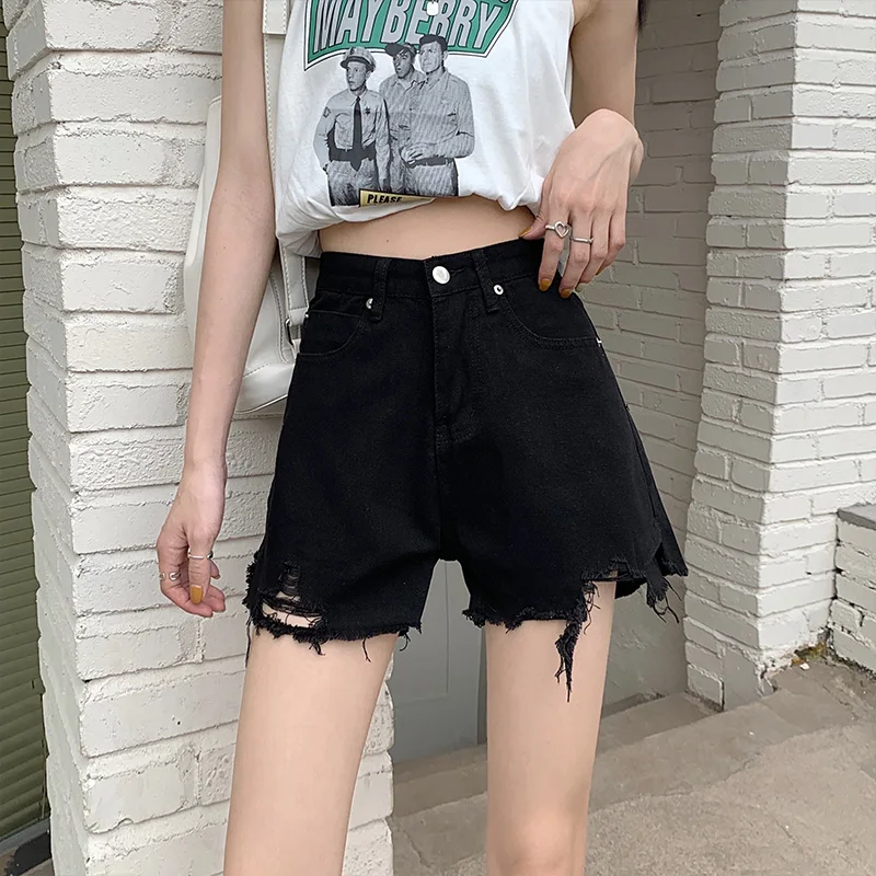High Waist Short Shorts Women's Summer Thin Large Size Fat Sister High Waist Slim Wide Leg Hot Pants Cotton Denim Anti-Wrinkle
High Waist Short Shorts Women's Summer Thin Large Size Fat Sister High Waist Slim Wide Leg Hot Pants Cotton Denim Anti-Wrinkle