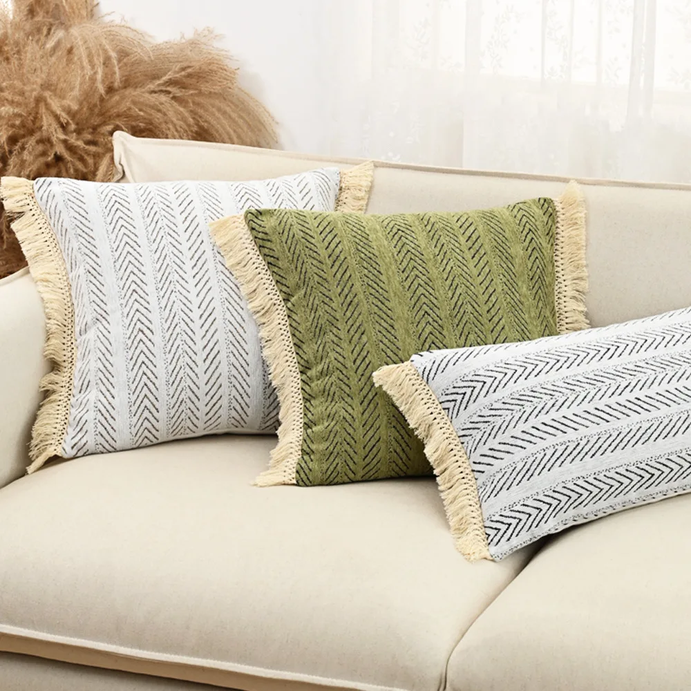 Nordic Retro Chenille Jacquard Cushion Cover 45x45cm Fishbone Pattern Throw Pillow Cover Home Decor Living Room Sofa Sample Room
Nordic Retro Chenille Jacquard Cushion Cover 45x45cm Fishbone Pattern Throw Pillow Cover Home Decor Living Room Sofa Sample Room