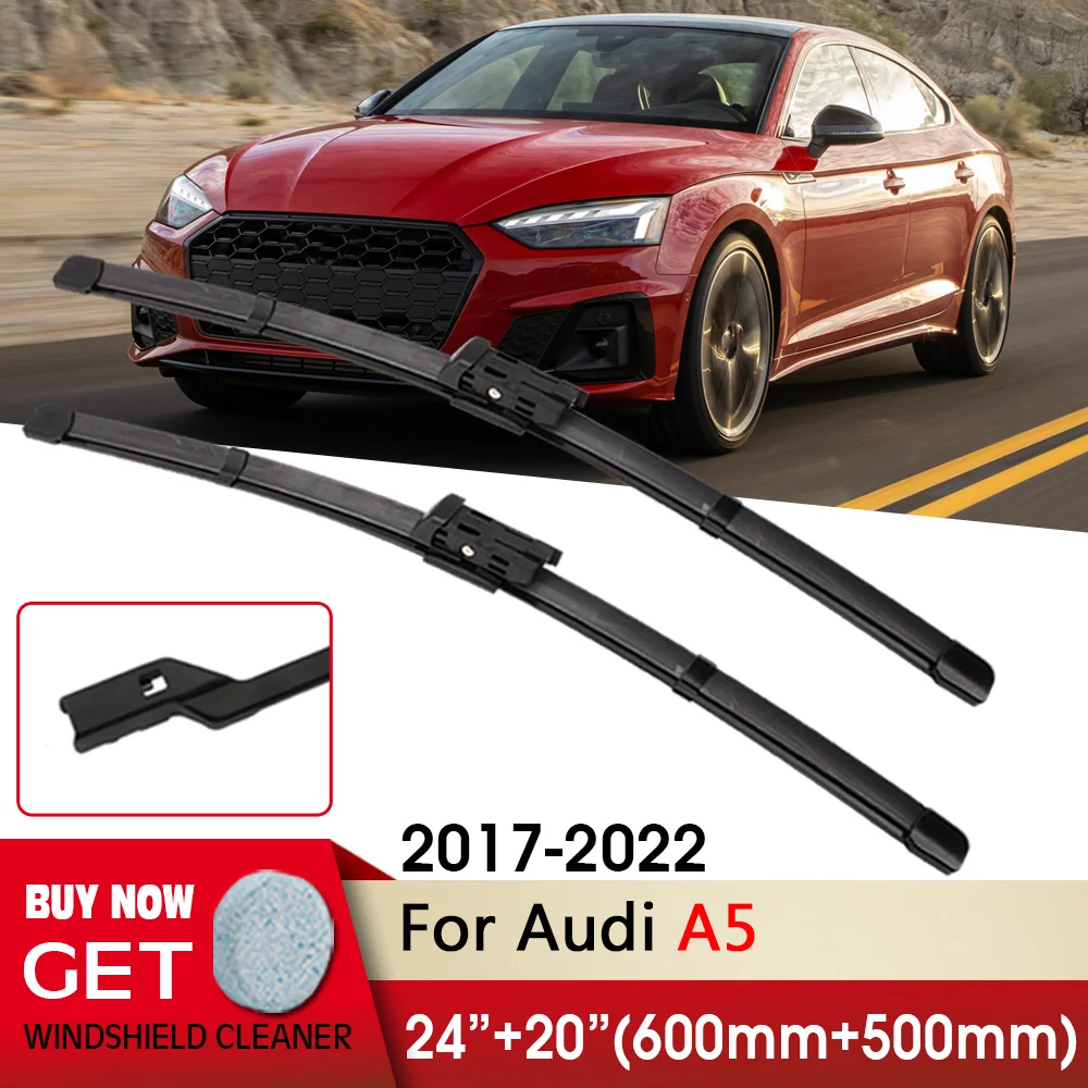 Car Wiper RHD & LHD Front Wiper Blades 24"+20" For Audi A5 (F5) Sportback 2017-2024 Fit push button Windshield Windscreen Wipers
Car Wiper RHD & LHD Front Wiper Blades 24"+20" For Audi A5 (F5) Sportback 2017-2024 Fit push button Windshield Windscreen Wipers
