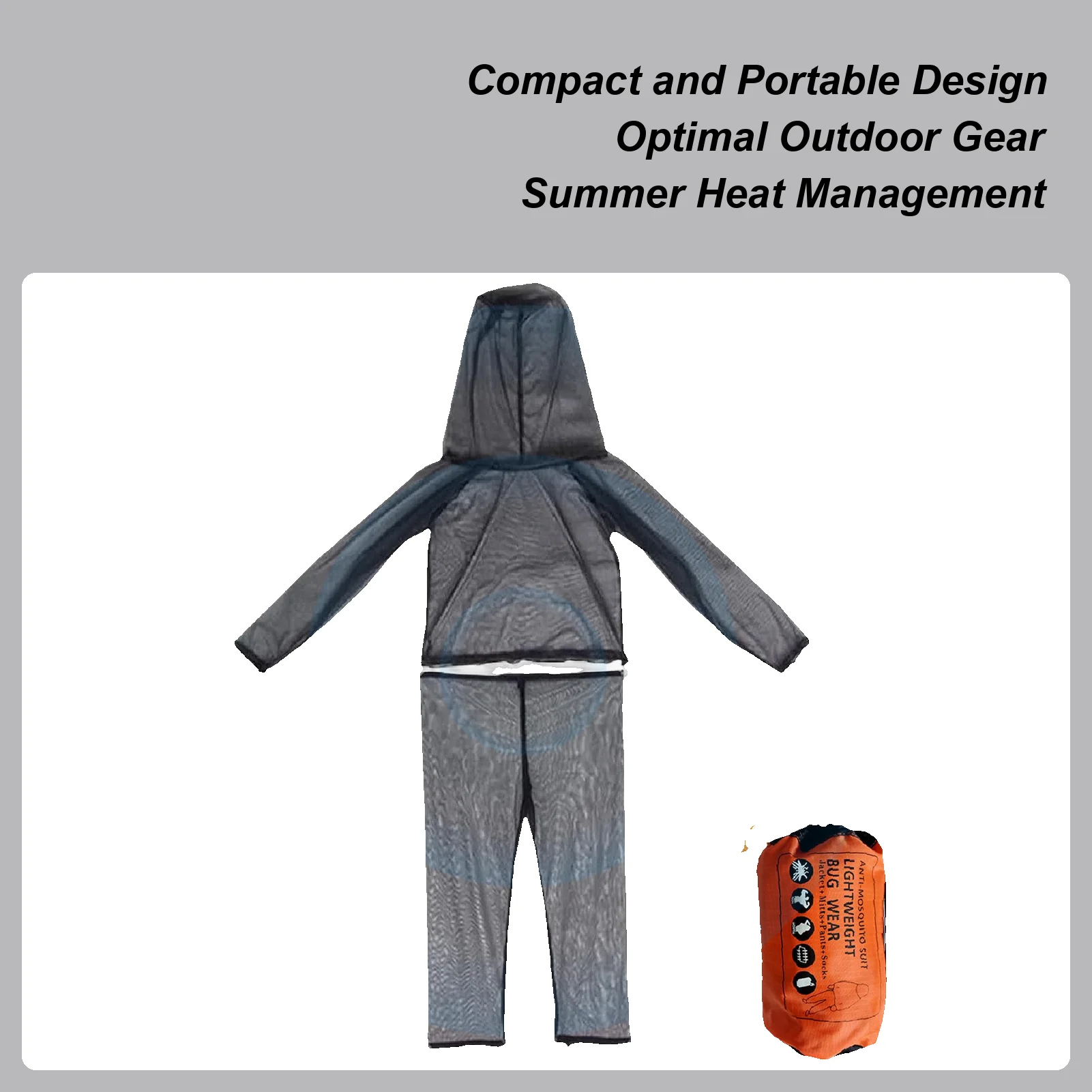 Fly Net Clothing Full Body Protection Fly Proof Suit Lightweight Breathable Mesh Clothing Netting With Carrying Pouch For
Fly Net Clothing Full Body Protection Fly Proof Suit Lightweight Breathable Mesh Clothing Netting With Carrying Pouch For