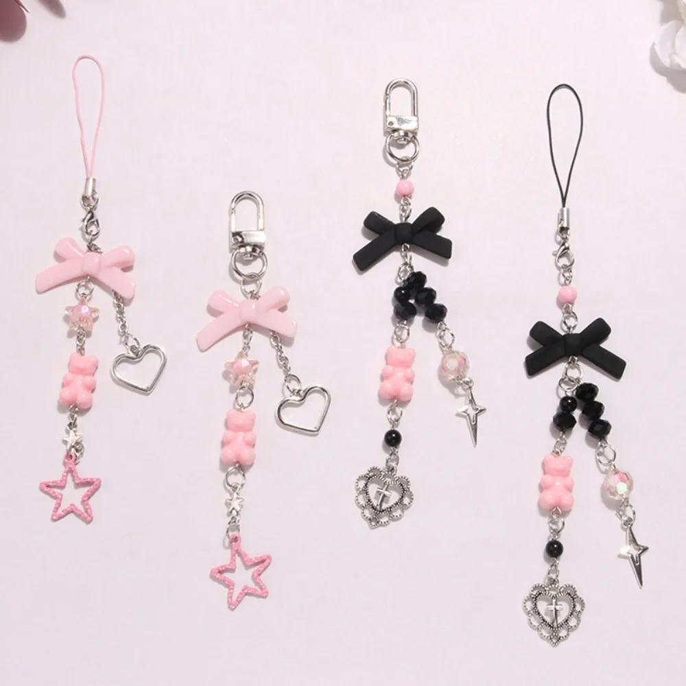 Telephone Jewelry Bear Y2K Phone Pendant Love Bow Mobile Phone Strap Beaded Chain Lanyard Mobile Keychain Lanyard Jewelry Gift
Telephone Jewelry Bear Y2K Phone Pendant Love Bow Mobile Phone Strap Beaded Chain Lanyard Mobile Keychain Lanyard Jewelry Gift