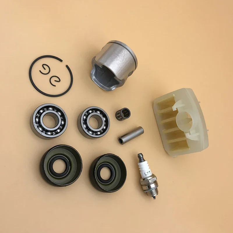 42mm & 44mm Piston Crank Bearing Oil Seal Air Filter Kit For HUS 340 345 350 Chainsaw Motor Engine Rebuild Parts
42mm & 44mm Piston Crank Bearing Oil Seal Air Filter Kit For HUS 340 345 350 Chainsaw Motor Engine Rebuild Parts