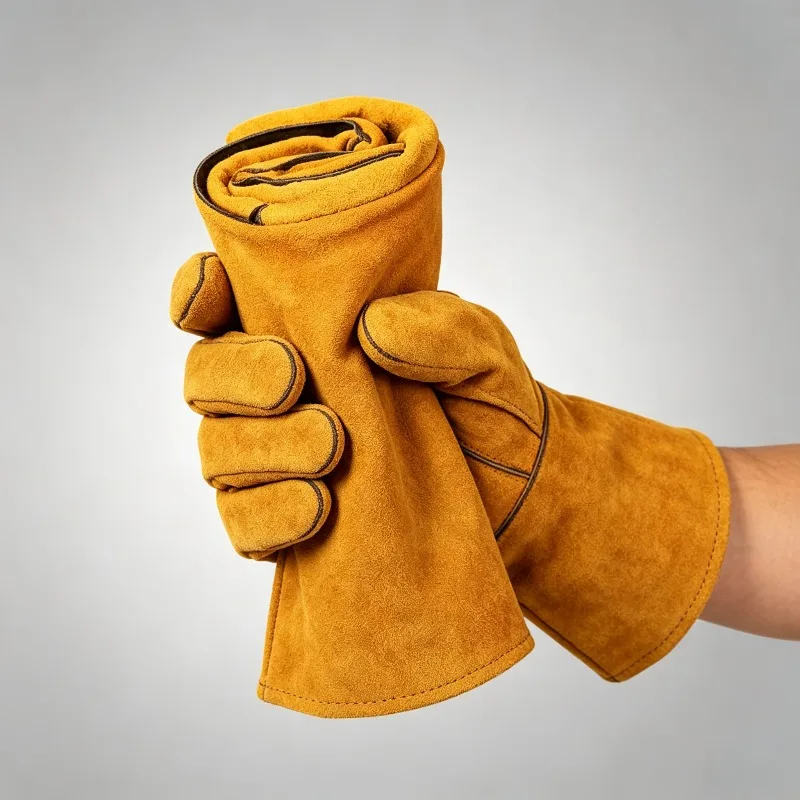 Double Layer Welding Gloves Tools Flame-retardant Heat-proof Welding Work Gloves Metal Welding Protector Soldering Welding Glove
Double Layer Welding Gloves Tools Flame-retardant Heat-proof Welding Work Gloves Metal Welding Protector Soldering Welding Glove