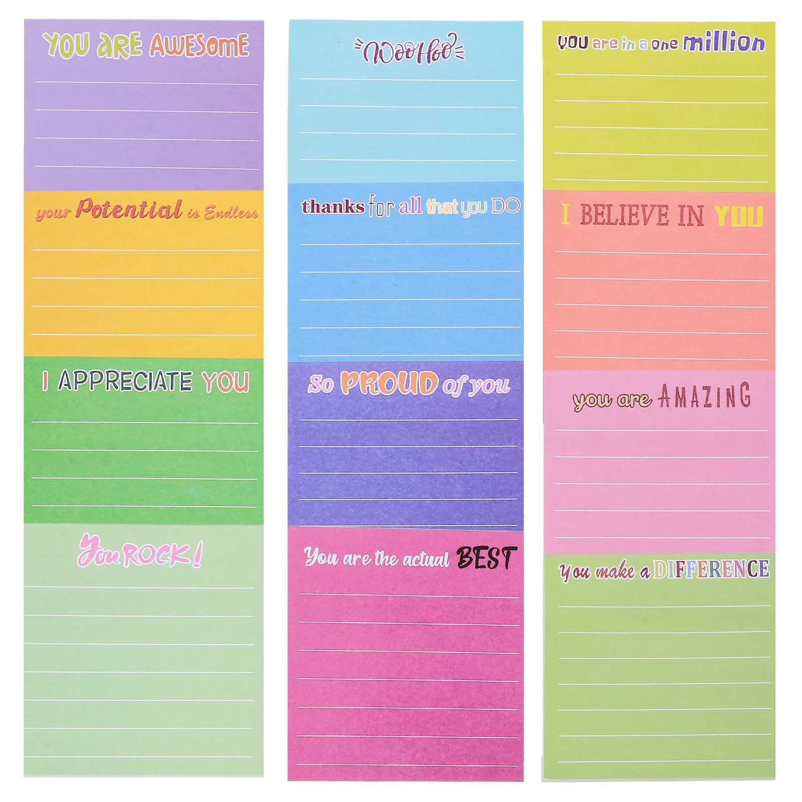 12Pcs Memo Notepads Small Sticky Tabs Reusable Self Adhesive Notes Smooth Writing Portable School Office Study Supplies
12Pcs Memo Notepads Small Sticky Tabs Reusable Self Adhesive Notes Smooth Writing Portable School Office Study Supplies