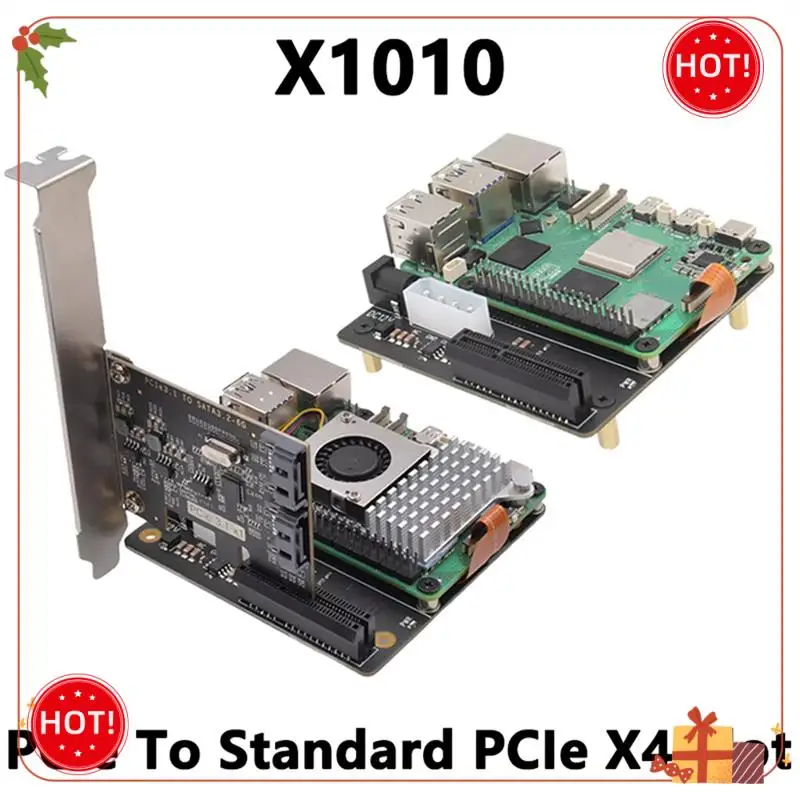 Durable-X1010 Expansion Board Pcie FFC Connector To Standard Pcie X4 Slot Expansion Board For Raspberry Pi 5 US PLUG
Durable-X1010 Expansion Board Pcie FFC Connector To Standard Pcie X4 Slot Expansion Board For Raspberry Pi 5 US PLUG