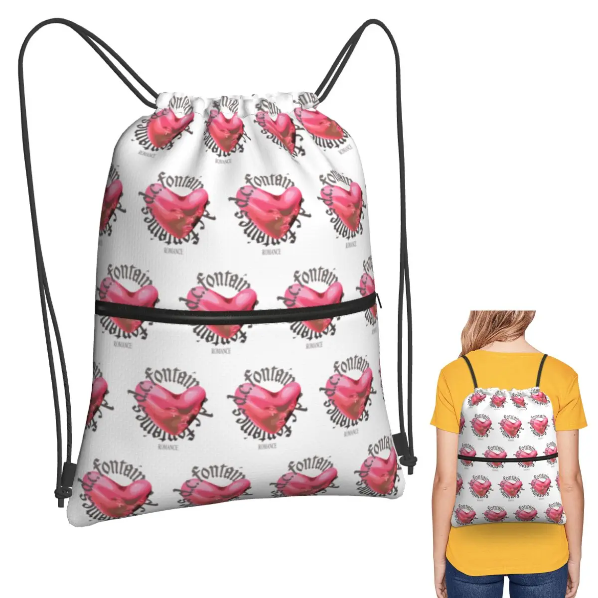 Fontaines DC Romance Backpacks Fashion Drawstring Bags Sports Bag Book Bags for Travel School
Fontaines DC Romance Backpacks Fashion Drawstring Bags Sports Bag Book Bags for Travel School