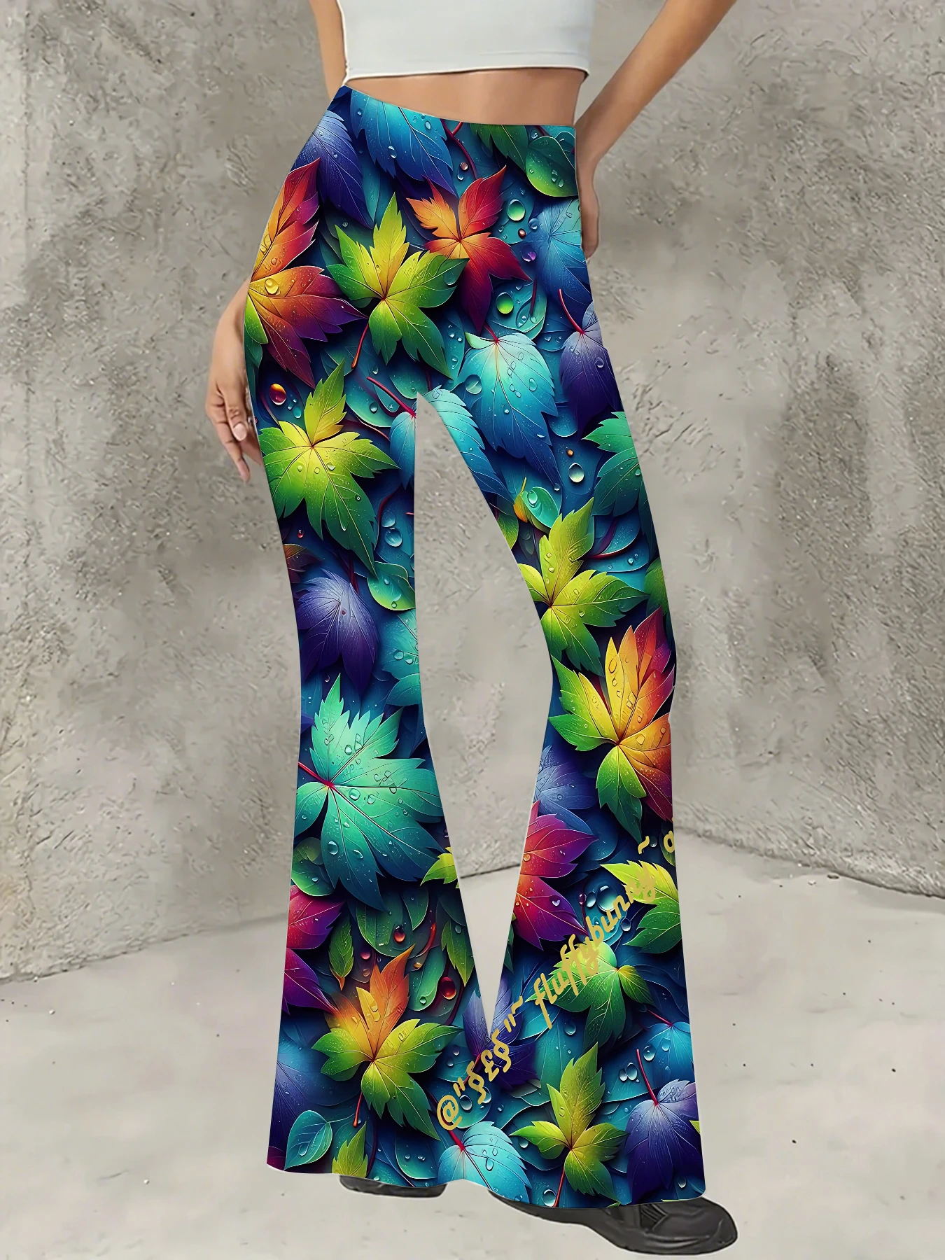 Women's All-Over Print Flared Leggings Stretchy High Waist Bell Bottom Pants
Women's All-Over Print Flared Leggings Stretchy High Waist Bell Bottom Pants