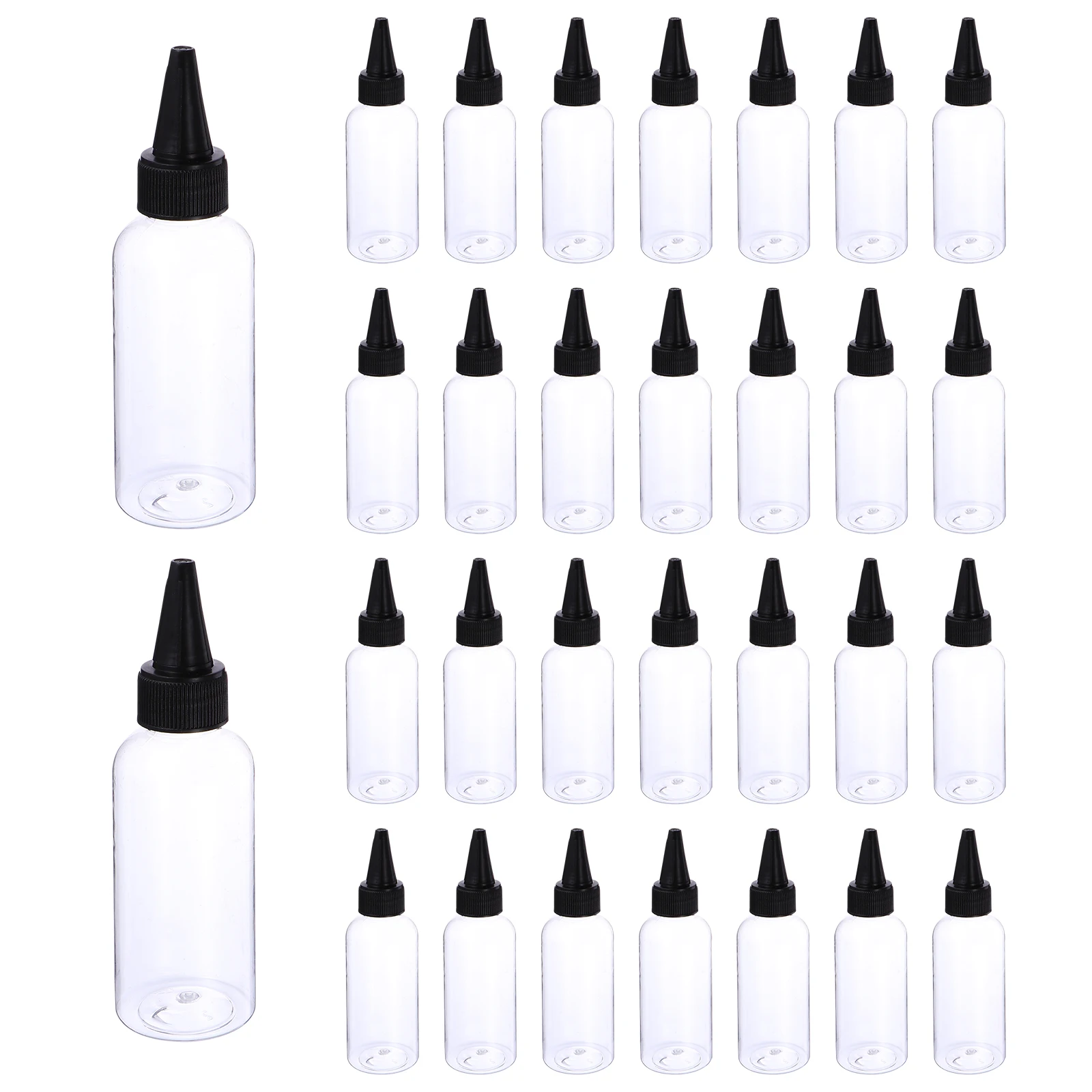 30pcs 60ML PET Clear Plastic Pigment Dispenser Bottles Lightweight Sturdy Portable Empty Tattoo Ink Storage Liquid Container
30pcs 60ML PET Clear Plastic Pigment Dispenser Bottles Lightweight Sturdy Portable Empty Tattoo Ink Storage Liquid Container