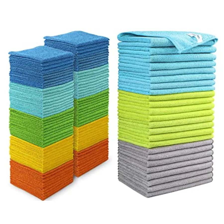 AIDEA Microfiber Cleaning Cloths-24Pack Softer Highly Absorbent Lint Free Streak Free for House Kitchen Car Window Gifts 12in.x
AIDEA Microfiber Cleaning Cloths-24Pack Softer Highly Absorbent Lint Free Streak Free for House Kitchen Car Window Gifts 12in.x