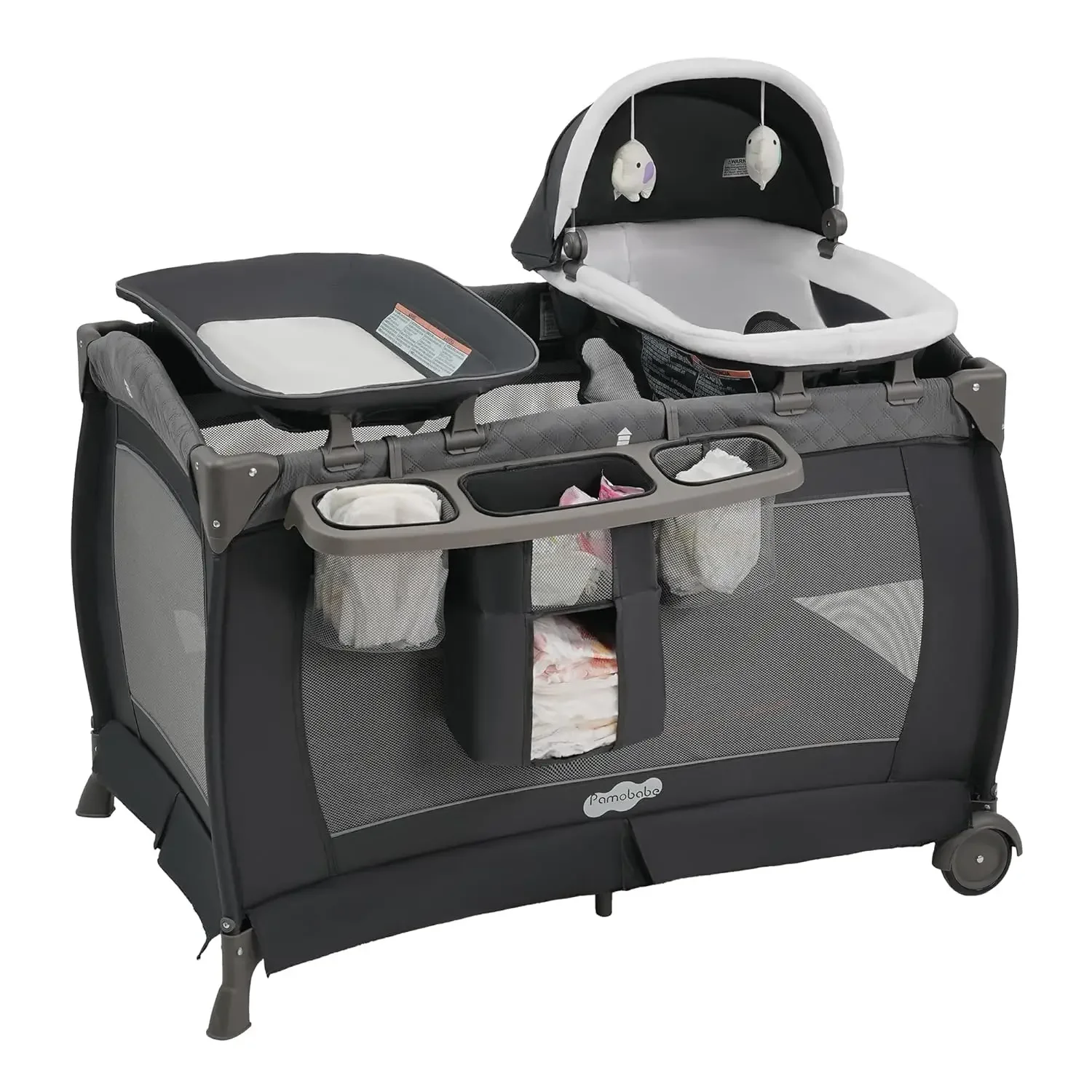 Pamo Babe Pack and Play 4 in 1 Playard Portable Playard Foldable Playpen for Baby and Toddler Portable Crib Mattress Diaper Chan
Pamo Babe Pack and Play 4 in 1 Playard Portable Playard Foldable Playpen for Baby and Toddler Portable Crib Mattress Diaper Chan