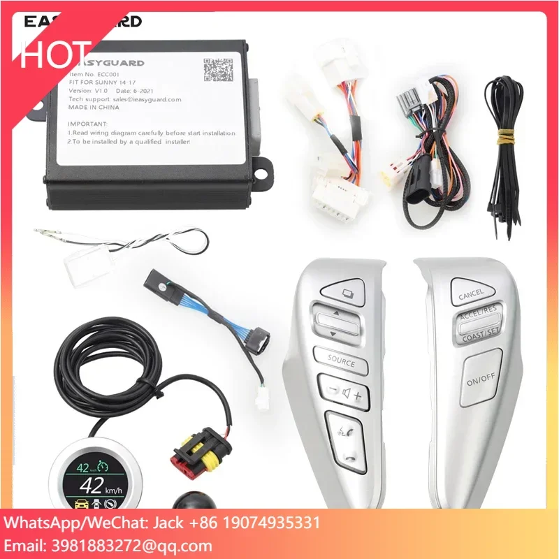 EASYGUARD Cruise Control Kit Handle Fit For Nissan Sylphy Livina Sunny Tiida Navara Car Speed Control System Speed Limiter
EASYGUARD Cruise Control Kit Handle Fit For Nissan Sylphy Livina Sunny Tiida Navara Car Speed Control System Speed Limiter