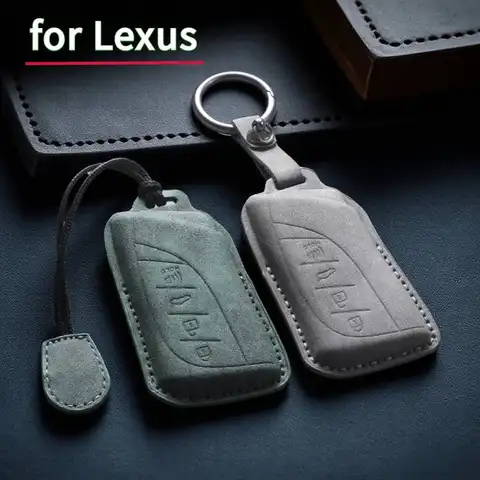 Car Key Case Cover For Lexus NX ES UX US RC LX GX IS RX 200 250h 350h LS 450h 260h 300h UX200 Leather Keychain Shell Accessories