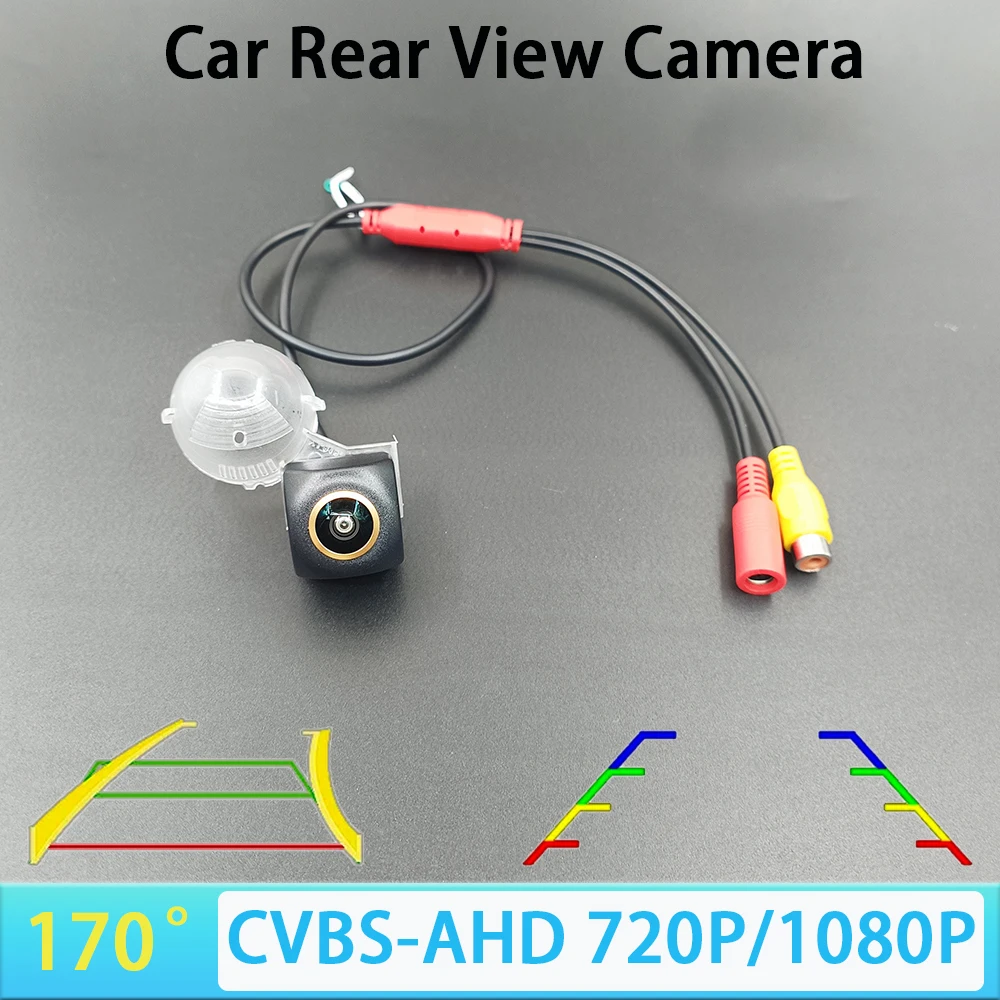 170 Degree AHD 1080P CVBS Car Rear View Reverse Backup Camera for Suzuki Sedan SX4 Auto Liana 2 3 Wagon Dynamic Trajectory/Ruler