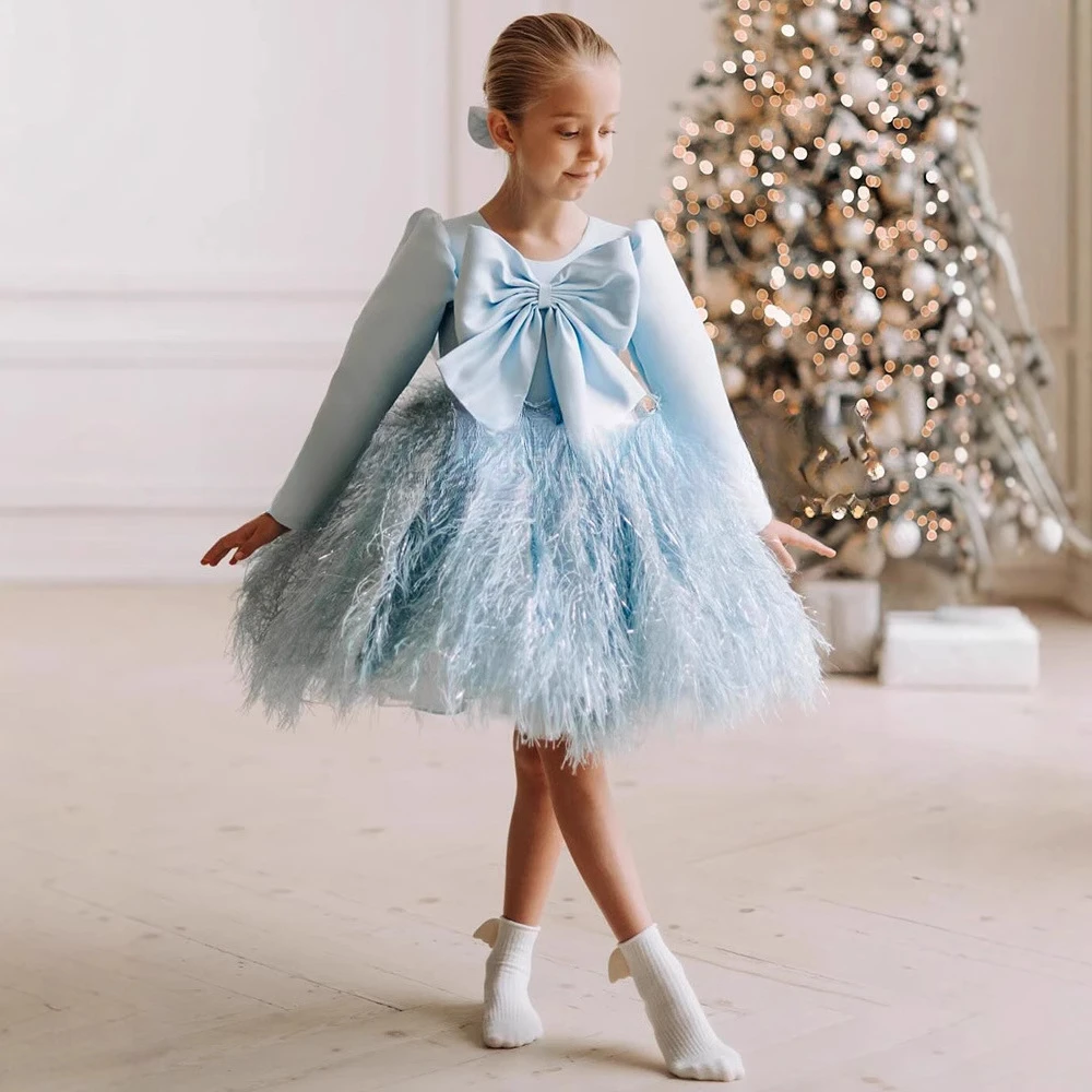 Girls Christmas Princess Dress Birthday Children's Dress Blue Long Sleeve Piano Playing Little Girls Dress
Girls Christmas Princess Dress Birthday Children's Dress Blue Long Sleeve Piano Playing Little Girls Dress
