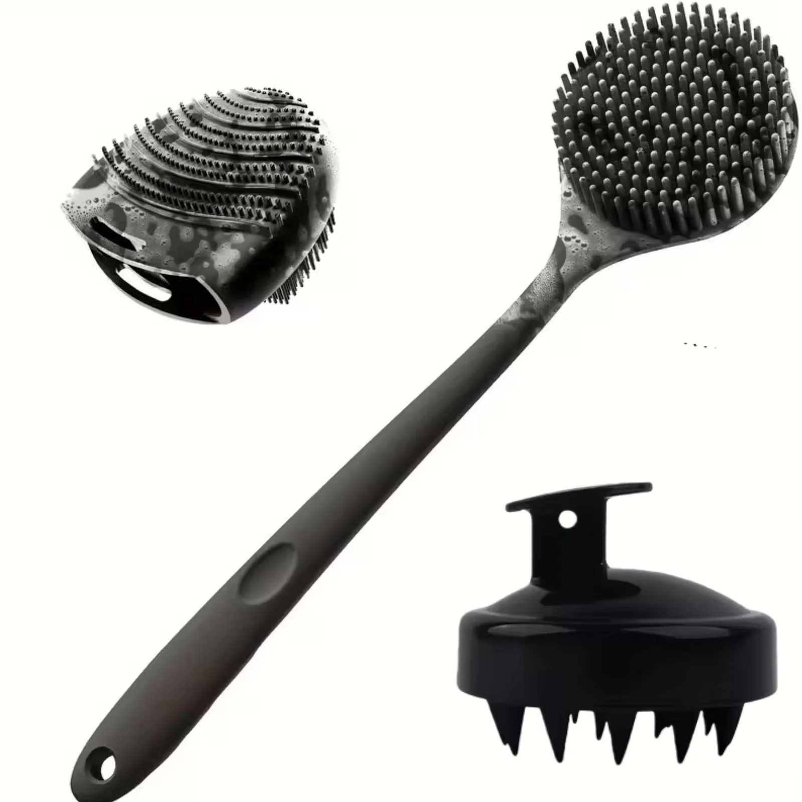 Three-piece bath brush set
Three-piece bath brush set