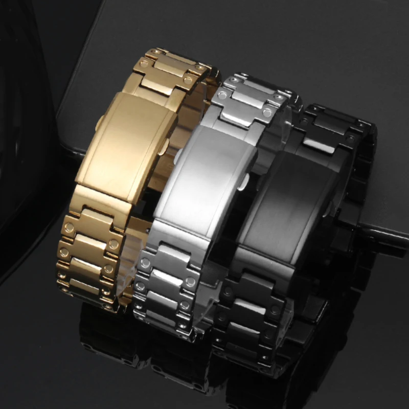 Твердый браслет из нержавеющей стали для Casio GSHOCK, металлический ремешок для часов, GW-M5610 DW5600, GW-5000 DW-5030 G2100 GM5600, модифицированный ремешок
Твердый браслет из нержавеющей стали для Casio GSHOCK, металлический ремешок для часов, GW-M5610 DW5600, GW-5000 DW-5030 G2100 GM5600, модифицированный ремешок